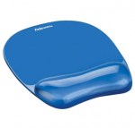 MousePad Fellowes Crystal Blue cu suport gel